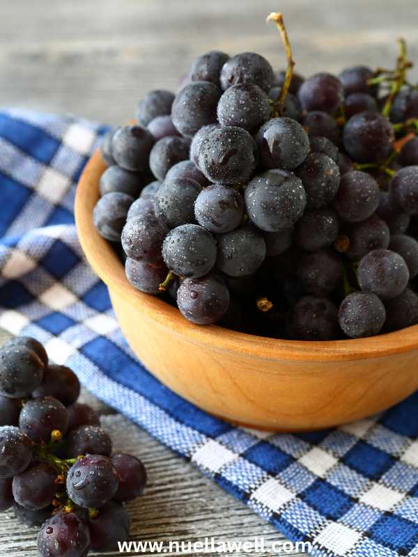 frozen-grapes-in-a-yellow-bowel-in-healthy-summer-snacks-for-kids-and-busy-Moms
