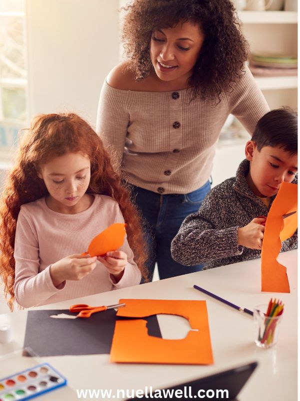 children-enjoying-creative-Halloween-activities-at-home